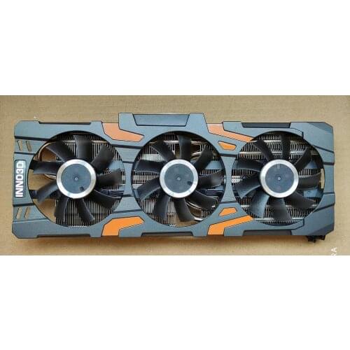Original for INNO3D RTX2080ti RTX2080 11GB GAMING OC X3 Graphics Video Card Cooler with Back plate