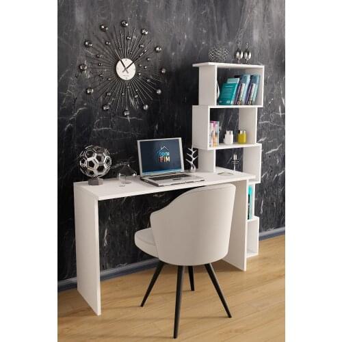 Lavinia Bookcase Work Desk Home Decoration Colorful Simple Beautiful Work Desk Multi-purpose Work Desk