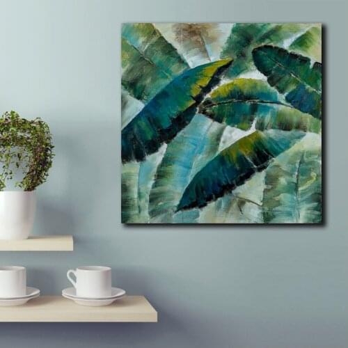 Fashion Modern Printed Sway in the Tropics II Wall Art Oil Painting Poster Print Canvas Wall Picture for Living Room Unframed
