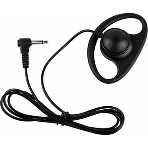 3.5MM In-ear Headset D Shape Earphone Earhook Headphones Earpiece Earhook FOR SPEAKER MIC MOTOROLAS KENWOOD Walkie-talkie