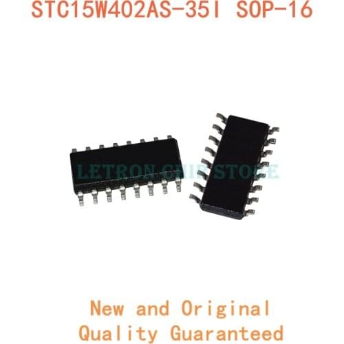 10PCS STC15W402AS-35I SOP16 STC15W402AS-35I-SOP16 SOP-16 STC15W402AS SOP SOIC16 SOIC-16 SMD new and original IC Chipset