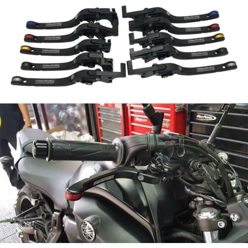 For Aprilia SHIVER 900 2017-2018 Adjustable Motorcycle Foldable Brake Clutch Levers Handle Grips Set For DORSODURO 750 2008-2016