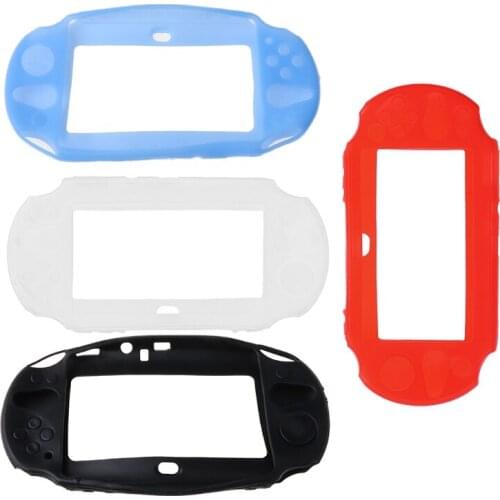 Silicone Rubber Soft Protective Case Cover for sony PS Vita 2000