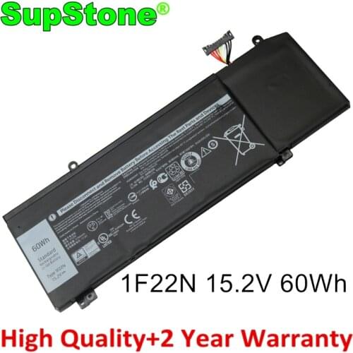 SupStone New 1F22N 06YV0V 0JJPFK Battery For Dell Alienware M15 ALW15M,M17 ALW17M-D2758S,G5 15 5590,G7 7590 P82F,7790 P37E P79F