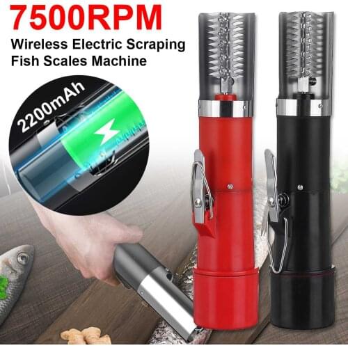 7500RPM Gadget for Scraping Fish Scales Electric Razor Fish Scaler Machine Household Removal Artifact Planer Fish Scale Peeler T
