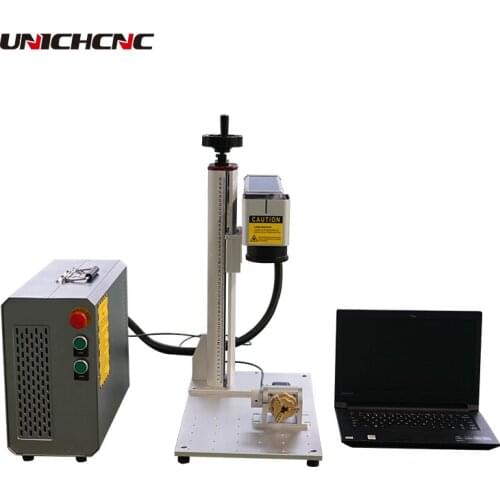 Raycus Mopa fiber laser marker stainless steel color marking 20w 30w metal laser marking machine in promotion