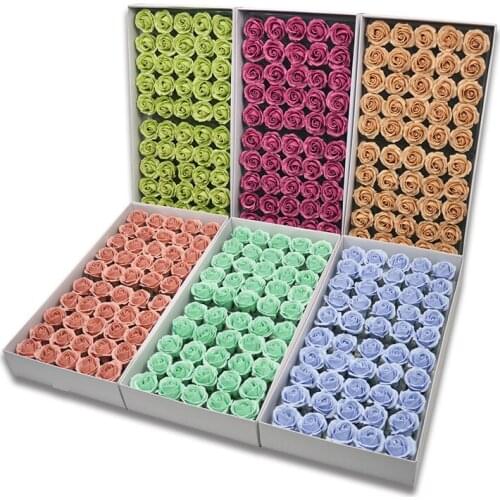 High Quality Juliet Rose Head With Fragrance Christmas Wedding Decoration Handmade DIY Artificial Soap Flower