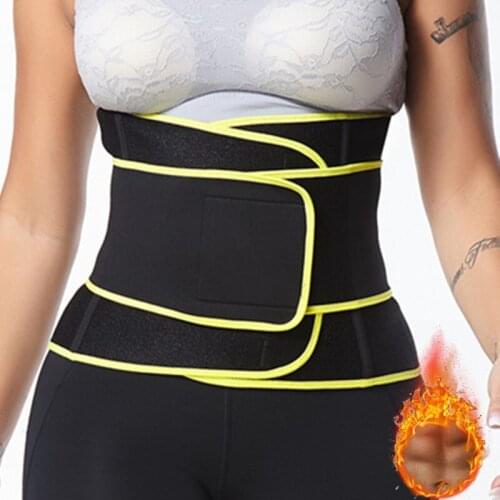 Women Neoprene Waist Trainer Sweat Belt Shaping Body Shaper Slimming Corset Colombian Girdles Shapewear Fajas Trimmer Cincher