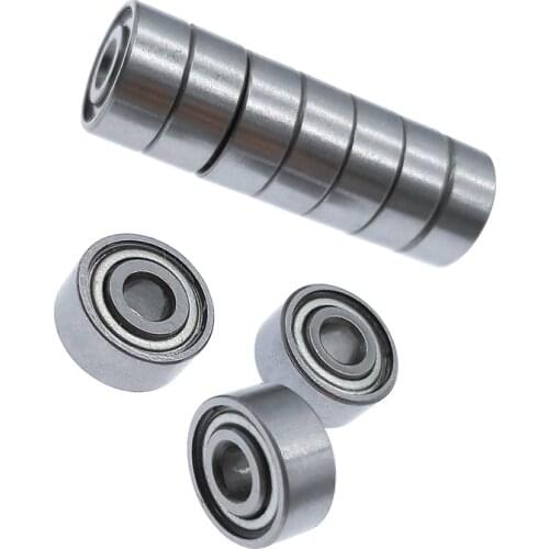 10pcs Miniature bearing 603ZZ 3*9*4 mm metal sealed bearing chrome steel bearing 603 hardware transmission part