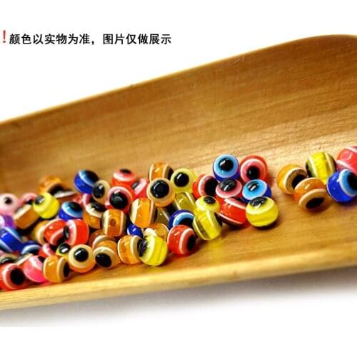100pcs/Lot Boxed Attractive Fishing Eye Bead 5-10mm Mixed Color Fisheye Beads for DIY Pesca Iscas Fishing Tackle Box Accessories