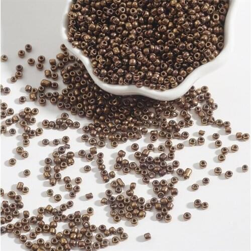 2/3/4mm Metal Color 150-1000pcs Glass Seed Beads Austria Crystal Loose Beads 15g For Women Jewelry DIY Making Accessories