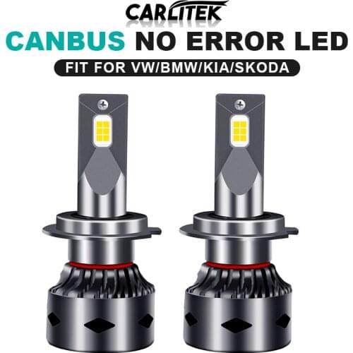 Led h7 20000LM Lamp Canbus No Error 60W h4 Dual Light bulbs Auto 9005 9006 hb3 hb4 White light Car Accessories 2PCS Carlitek