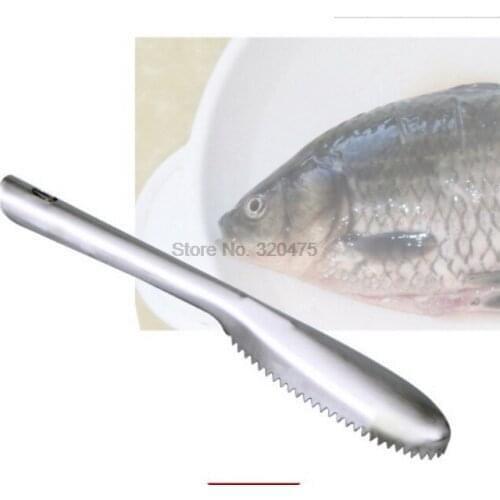 DHL 200pcs Stainless Steel Cleaning Fish Scale Fish Skin Scraper Peeler Remover Scaler Brush Seafood Tools Kitchen Gadgets