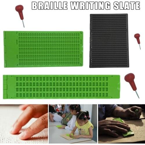 9 Lines 30 Cells/4 Lines 28 Cells/27 Line 30 Cells Braille Writing Slate with Stylus DJA99
