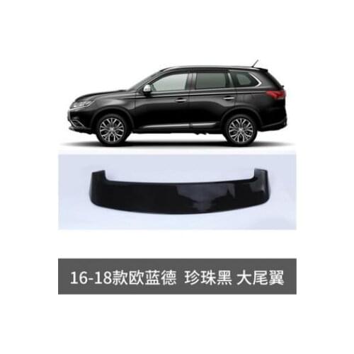 Car decoration accessories ABS free punching fixed wing tail for Mitsubishi Outlander 2016 2017 2018 Car styling