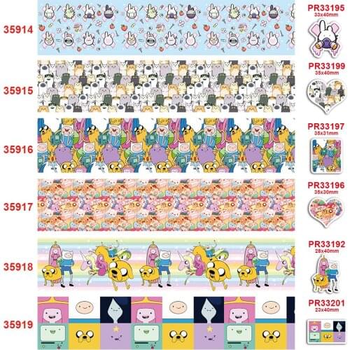 Free shipping 50 yard printed ribbon 35914