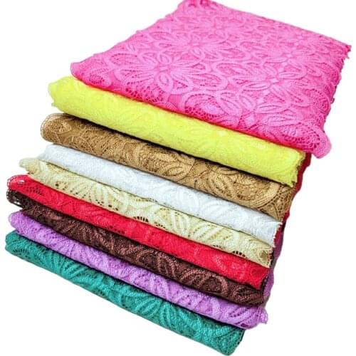 HL 1 Yard 18CM Elastic Lace DIY Handmade Wedding Dress Textile Clothing Womens Underwear Accessories HB009