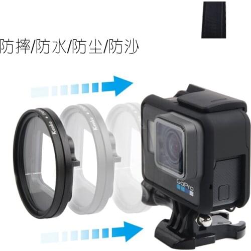 Camera Filters Hero5 Hero6 Hero7 WaterProof Filter UV CPL Star Color Filters Set For GoPro Hero 5 6 7 Action Camera