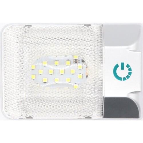 DC11-18V 3.6W 24LED Touch control Ceiling Dome Light Reading lamp RV Interior Lighting Trailer Lights for Camper RV Boat Yacht