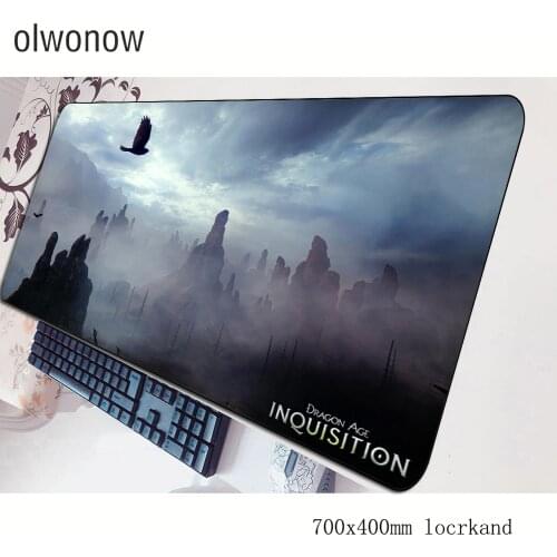 Dragon age mouse pad gel Computer mat 70x40cm gaming mousepad large present padmouse keyboard games pc gamer desk