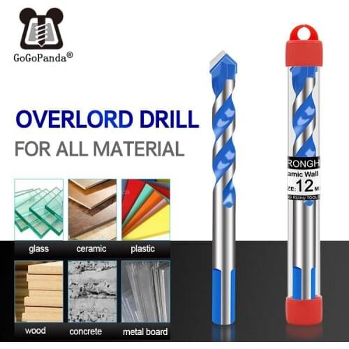 1 Piece Twist Drill Bit Ceramic Tile 3 6 12mm Multi-function Openings For Metal Stainless Steel Reamer Alloy Ceramic Glass Wall