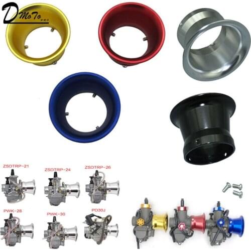 50mm Motorcycle Carburetor Air Filter Cup The Wind Cup Horn Cup Fit For Keihin OKO KOSO MIKUNI PWK24/26/28/30 E28 PE30