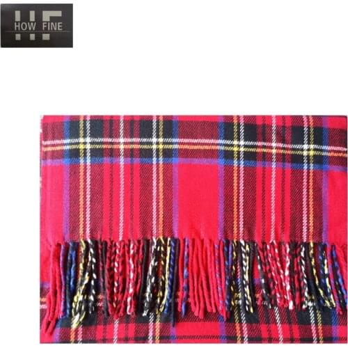 New Women Scarf Soft with Tassel Autumn and Winter New Scarf Female British Shawl Dual-use Thick Couple Scarf How Fine Brand