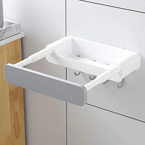 Washbasin Rack Wall Hanging Toilet Rack Bathroom Toilet Basin Storage Rack Free Punch Washbasin Shelf Basin Rack