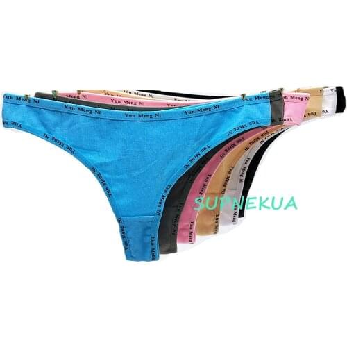 Girl Thongs Cotton Bandage G String Solid Color Teenage Underwear Panties Calcinhas Breathable Young Girls Lingerie Underwear