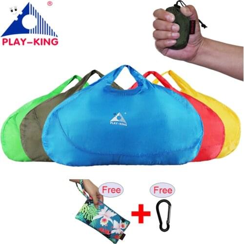 PLAYKING Outdoor Waterproof Travel Luggage Women Folding Ultralight Sport Gym Bags Men Nylon Lightweight Foldable Large Bag