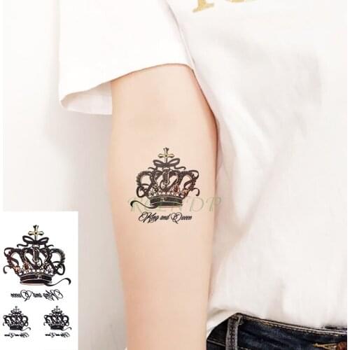 Waterproof Temporary Tattoo Sticker moon lion Crowntatoo owl tatto flash tatoo flower fake tattoos for men women