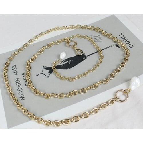 Hook waist chain female Korean version sweet Fashion Pendant decorative metal belt