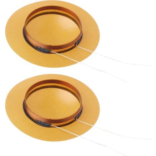 2pcs 25.5mm Tweeter Voice Coil Horn Treble Speaker Resin Sound Film Diaphragm