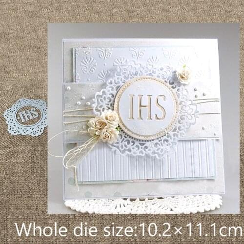 New Design Craft Metal Cutting Die cut dies 3pcs IHS flower frame decoration scrapbook Album Paper Card Craft Embossing die cuts