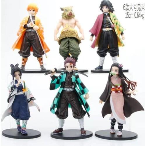 Anime Demon Slayer: Blade Tanjirou Nezuko Inosuke Agatsuma Zenitsu Kochou Shinobu Pocket Figure