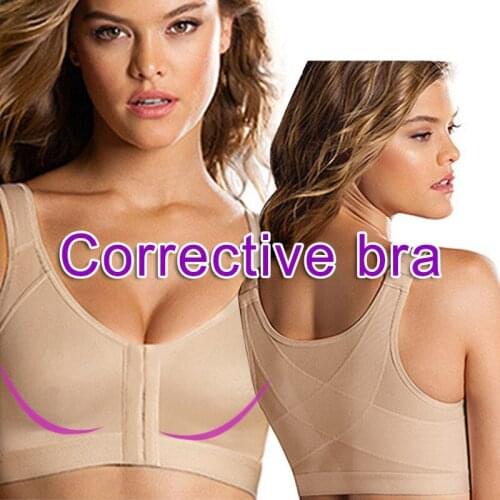 Push Up Adjustable Posture Correcting Bra Camis Brassiere Shapewear Plus Size Sports Ladies Back Shoulder Support Shapewear Tops