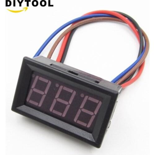 DC 0 To 10A Digital Voltmeter Blue LED Display Panel Volt Voltage Test Meter