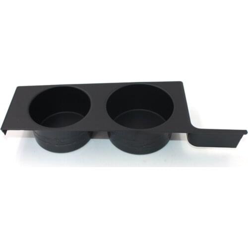 CNWAGER Car front center console double hole cup holder for BMW E39 black