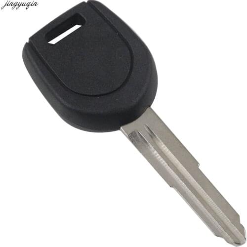 Jingyuqin For Mitsubishi Colt Outlander Mirage Pajero Transponder Fob Key Blank No Chip MIT11R Right Blade Replacement Key Case