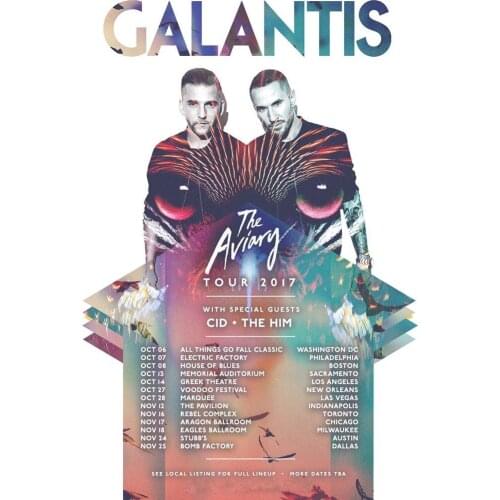 Home Decor Galantis- Runaway U & I music 1-Silk Art Poster Wall Sticker Decoration Gift