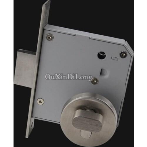 Luxury Stainless Steel Security Door Lockbody Brass Lock Cylinder Solid Square Tongue Passage Fire Proof Mortise Door Lock Body