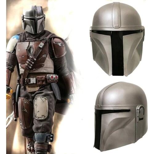 Jango Fett Cosplay Latex Helmet Soldiers Mask Halloween Men Prop
