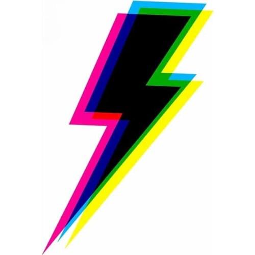 11.5cmx7.8cm 1 X Motor Decorate Sticker Car Vinyl PVC Decals for Steam Wave Lightning Locotive Truck Helmet Vans Scratches Cover