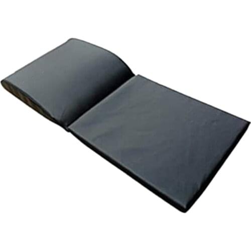 NEW-Ab Mat Sit Ups Benches Pad with Tailbone Protection Pad Comfortable Lower Back Support Workout Fitness Equipment