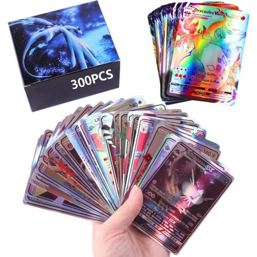 NEW 30VMAX French Version Pokemon Card GX V Tag Team Ex Mega Shiny Cards For Collection