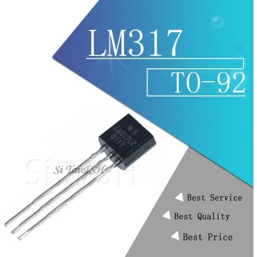 20pcs LM317 TO92 LM317LZ LM317L Voltage Regulator 1.2V to 37V 100mA 0.1A TO-92 new and original