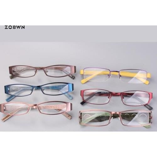 Wholesale little quantity rimless Fashion Spectacle Frame Simple Men Women Optical Glasses Frame Clear lens Brand Glasses Frames