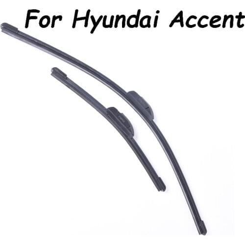 Front Wipers Blade For Hyundai Accent From 2000 2001 2002 2003 To 2017 Years Windscreen Wiper Wholesale Car Accessories