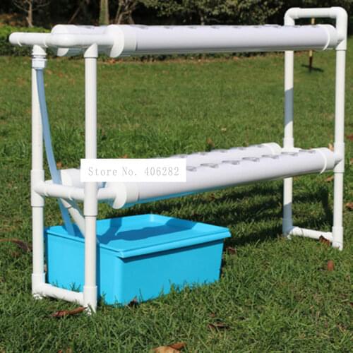 Hydroponics System Soilless Cultivation Pipe Planting Vegetable Cultivation Equipment Balcony Pipeline Hydroponic Planting Rack