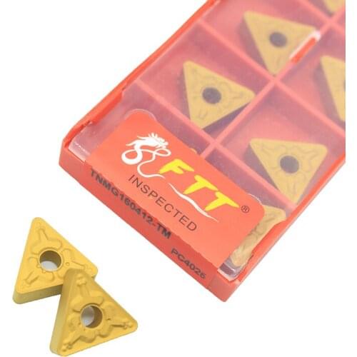 TNMG160412 TM PC4025 External Turning Tools Carbide insert Lathe cutter Tool turning insert